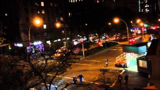 FDNY ENGINE 76 RESPONDING AROUND W. 76TH ST. & BROADWAY ON UPPER WEST SIDE OF MANHATTAN IN NYC.
