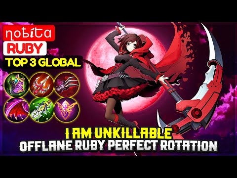 I Am Unkillable, Offlane Ruby Perfect Rotation [ Top 3 Global Ruby ] ղօҍíԵɑ - Mobile Legends