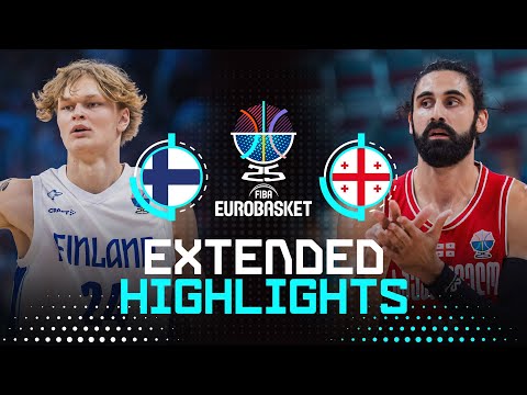 Finland 🇫🇮 vs Georgia 🇬🇪 | Quarter-Finals | Extended Highlights | FIBA EuroBasket 2025