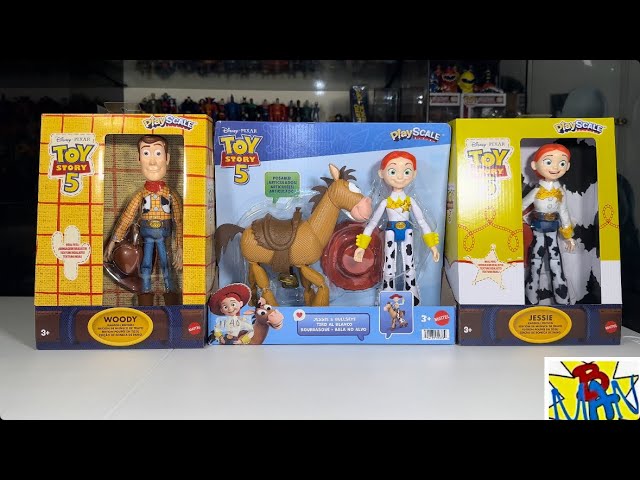 Vídeo relacionado con Mattel Disney Pixar Toy Story 5 Pack de 2 Figuras de acción articuladas a Escala de Juego de 17,78 cm, Jessie y Perdigón, Sombrero Vaquero extraíble, JKV21