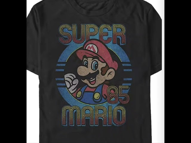 Vídeo relacionado con Nintendo Super Mario Running Profile 1985 T-Shirt Camiseta, Gris, M para Hombre