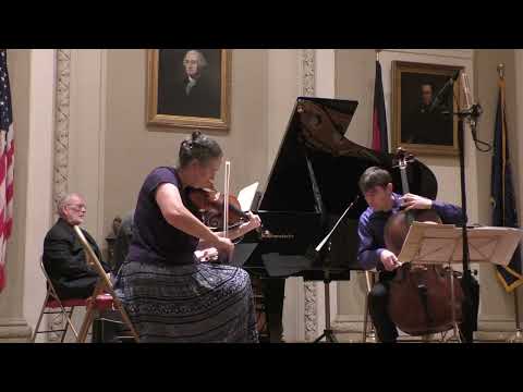 Bean, Newman, and Barone perform Beethoven's Piano Trio in Bb Major, Op. 97 (1810) ("The Archduke")