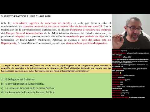 63.- Supuesto Práctico 2  - C1 Libre 2018 | AGE (PDF📑⬇️)