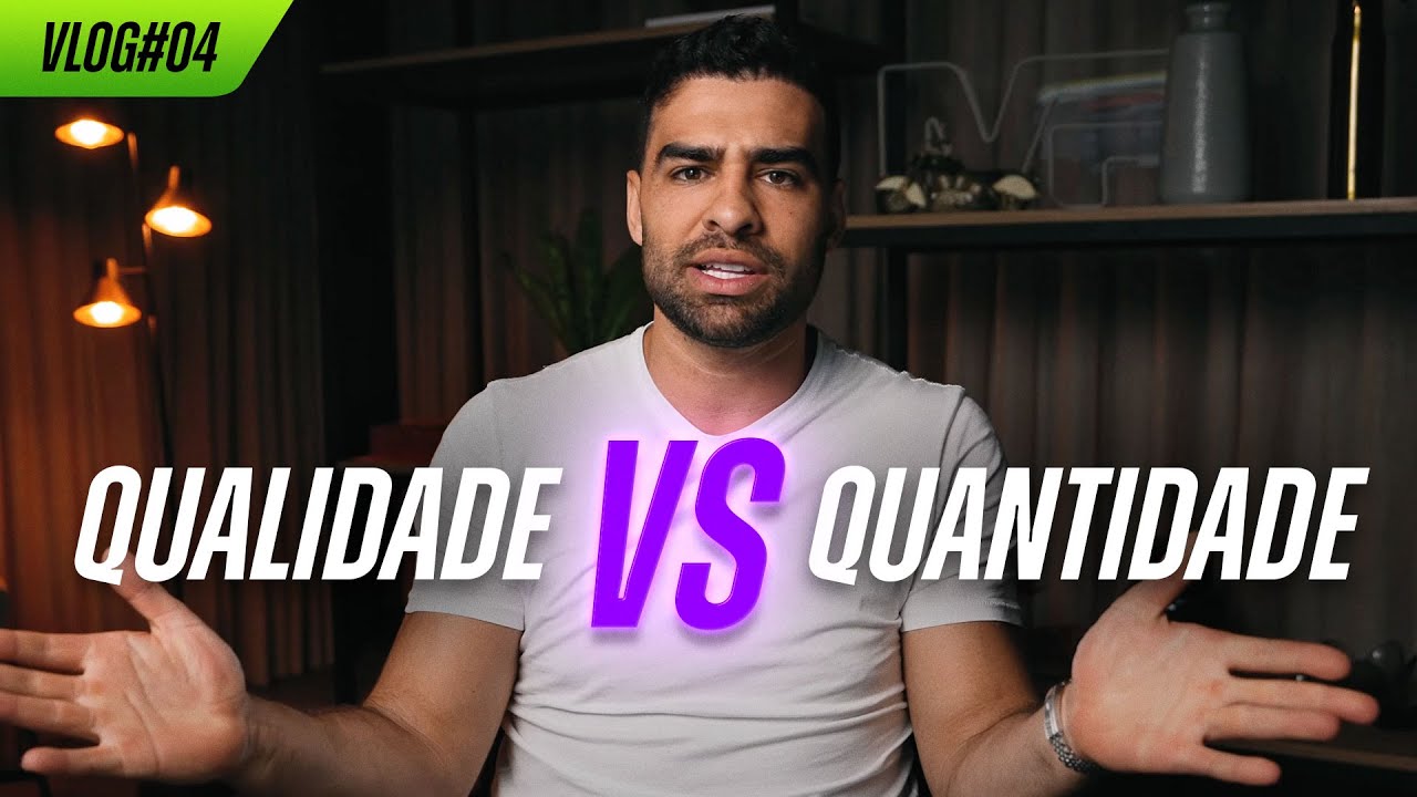 QUALIDADE OU QUANTIDADE? O QUE VAI TE FAZER PROSPERAR ? | MARCOS PAULO #VLOG4