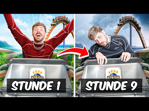 Enduring EXTREME on a ROLLER COASTER 🎢 ​​(how many HOURS can I manage??)