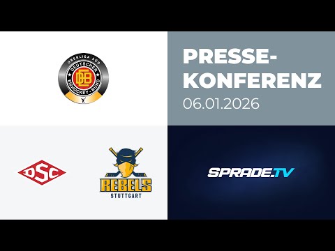 06.01.2026 - Pressekonferenz - Deggendorfer SC vs. Stuttgart Rebels