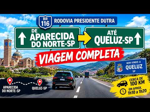 SAINDO DE APARECIDA! Veja o Caminho até RESENDE RJ