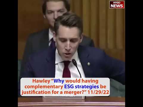 Q: Why ESG strategies be justification for a merger? Why would that be relevant at all?
