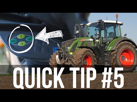 Quick Tip #5 | Displayhelligkeit | 2020 | Fendt 724 | Renè Wengelewski | #oneminutemonday