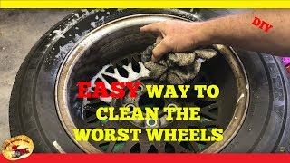 How To Clean the DIRTIEST WHEELS &amp; RIMS Even Baked on Brake Dust