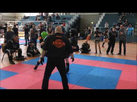 2017 ISKA DM Tyler Felde- Sugambrer Fightclub -46kg K1Sieg im  halbfinale