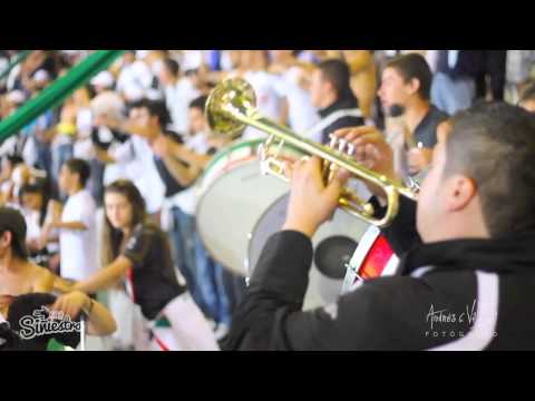 "El tiempo pasa y sigo aquí en la Norte - Stomp Tricolor" Barra: Holocausto Norte • Club: Once Caldas • País: Colombia