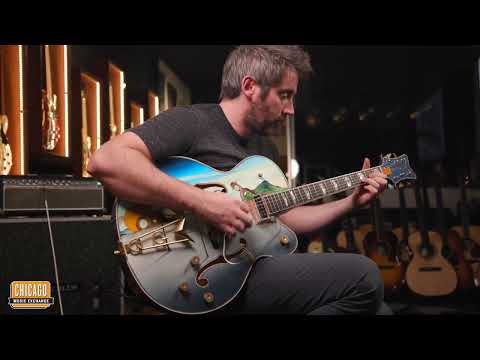 Gretsch Custom Shop Stephen Stern Masterbuilt G6136-CST White Falcon Custom Painted by Louis Markoya Protegé to Salvador Dali 2012 - Zac Brown image 11