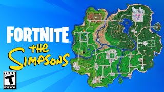 Fortnite The Simpsons Map