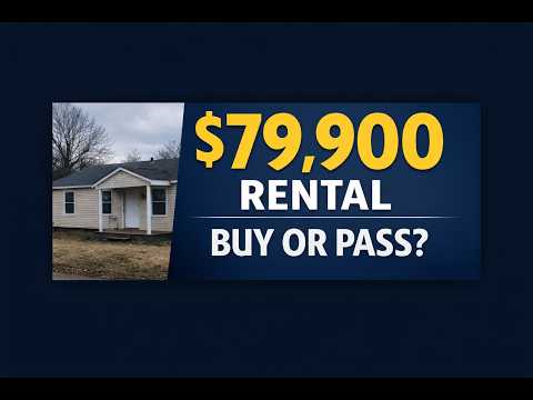$79,900 3BR Rental Deal Breakdown – Low Income Area Analysis