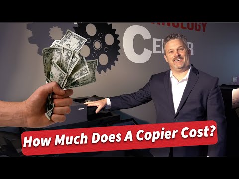 How Much Does A Copier Cost?