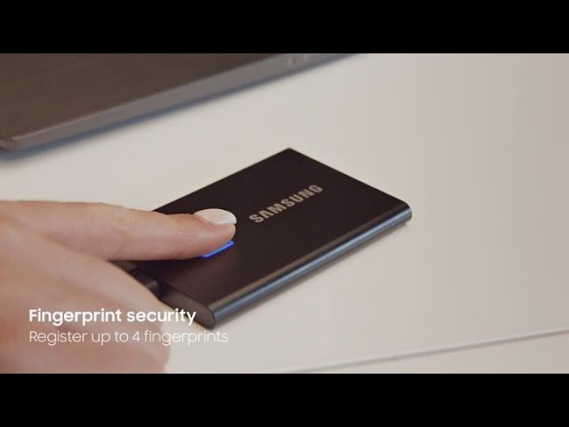 Test Samsung T7 Touch : un « doigt » de sécurité pour un SSD