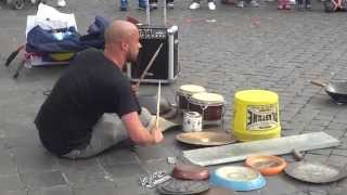 Drums & Percussion Music Concert - Street in Rome