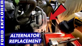 How To Replace Alternator 2006-2010 Ford Explorer