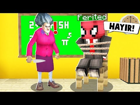 KORKUNÇ ÖĞRETMEN BENİ ÖLDÜRECEK! 😱 - Minecraft