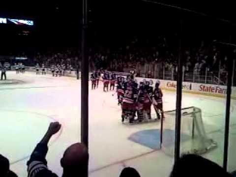 New York Rangers Win against LA Kings in Shootout - 2/17/2011