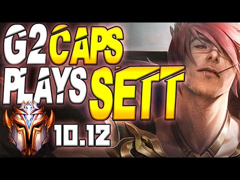 G2 Caps Plays Sett Mid Lane vs Rumble - 10.12