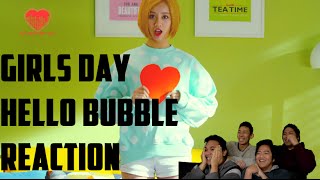 [4LadsReact] GIRL&#39;S DAY(걸스데이) - Hello Bubble MV Reaction