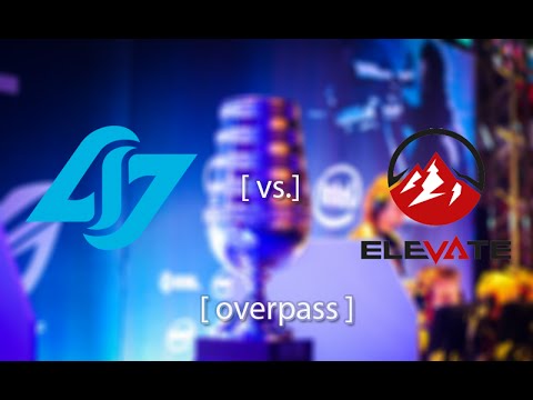 ESL One Cologne 2015 NA Qualifier Counter Logic Gaming (CLG) vs.  eLevate Overpass Part1