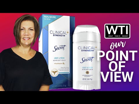 Secret Clinical Strength Antiperspirant - WTI product video review