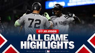 Highlights from ALL GAMES on 7/10 (Chisholm Jr.'s go-ahead homer, Okamoto's historic HR and MORE!)
