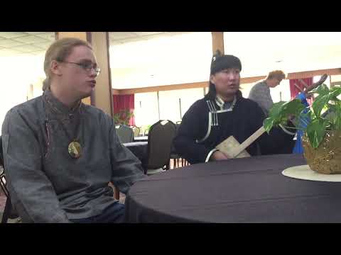 Chinggis Khan Memorial Ceremony 2016 - Robert McLaughlin and Tamir Hargana - throat singing