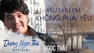 Hợp âm Yêu Như Em Không Phải Yêu Khánh Đơn