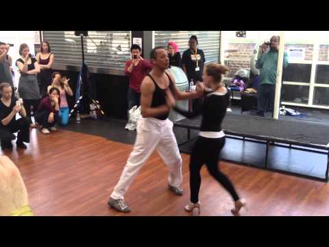 Alberto Valdez partner work at London Cuban Congress 2013