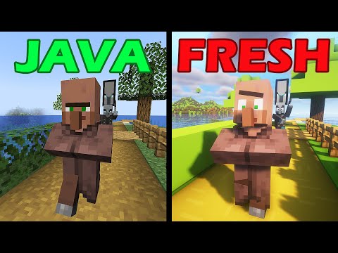 Java Vs Fresh Animations In Minecraft