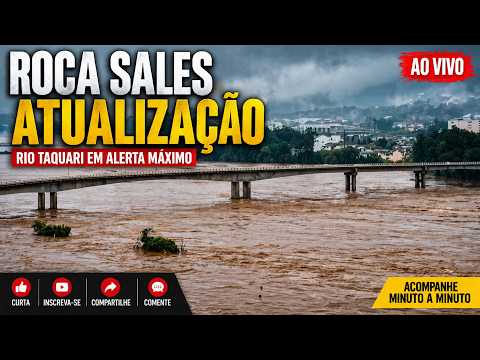 ⚠️ ENCHENTE EM ROCA SALES: Rio Passa dos 19 Metros e Situação Se Agrava