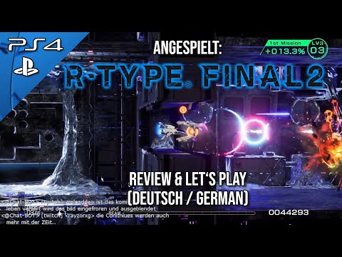 R-Type Final 2 - Unboxing, Review & Let's Play (German) [PS4] - The classic Arcade-Shooter is back!🎮