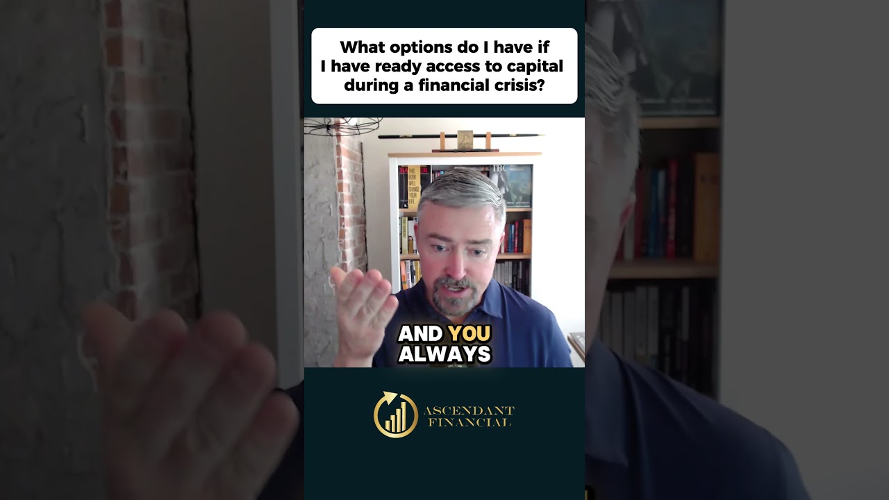 What options do I have if I have ready access to capital during a financial crisis: YouTube Thumbnail