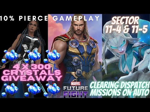 [MFF] Dispatch Journey - Crystals Giveaway - Sector 11-4 &11-5 - Marvel Future Fight
