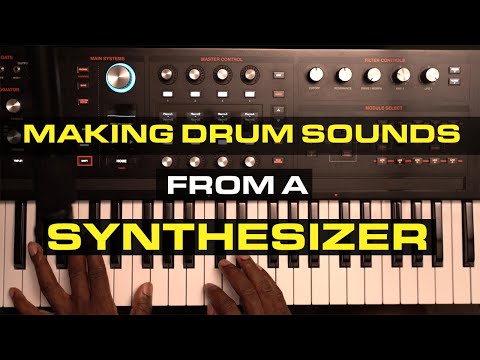 How To Make Drum Sounds Using A Synth! (ASM HYDRASYNTH)