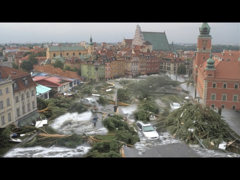 8 minutes ago, Romania was in chaos! Half of the capital, Bucharest, was hit by a powerful storm.
