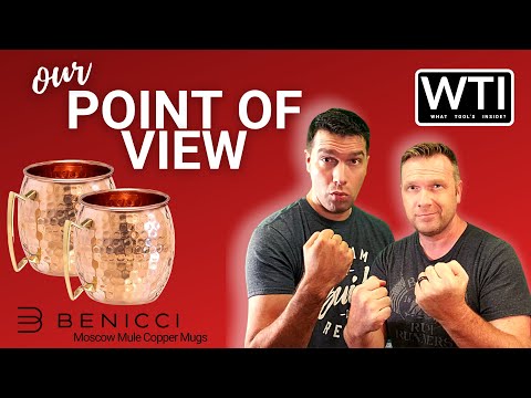 BENICCI Moscow Mule Copper Mugs - WTI product video review