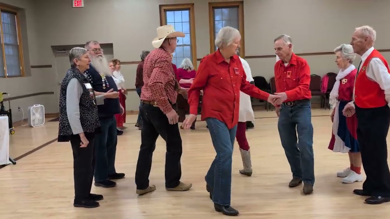 Tom Murray calling at the Wheelers & Dealers Square Dance Club in St. Charles, MO 2/9/25