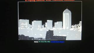 Flying saucer over Malmoe Sweden