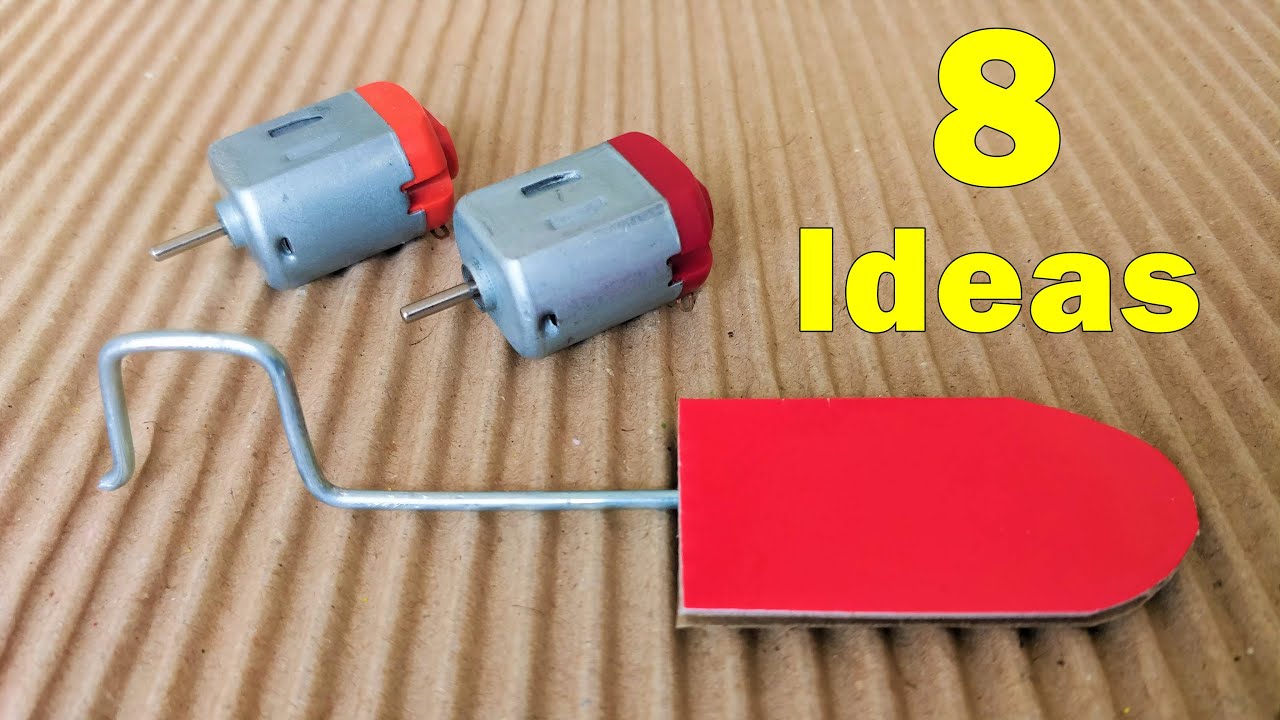 8 Creative Ideas Using DC Motor