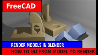 Rendering FreeCAD models in Blender - The Easy Way