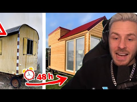 Reaktion auf Vom BAUWAGEN zum TINY HOUSE in 48h | Diese Jungs sind einfach VERRÜCKT!
