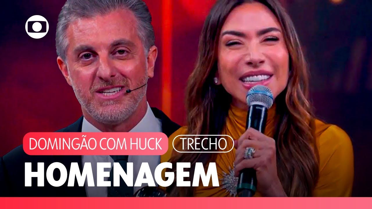 Patrícia Abravanel recebe homenagem a Silvio Santos no Melhores do Ano! ✨ | Domingão Com Huck