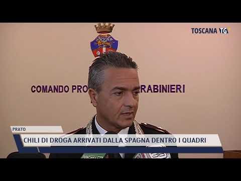 2021-06-18 PRATO - CHILI DI DROGA ARRIVATI DALLA SPAGNA DENTRO I QUADRI