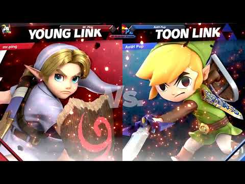 Mr Ping (Young Link) vs AotH Pup (Link, Toon Link) - WQF