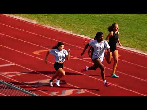 Girls 60m Heat 2 Finals TimeSpann Red and Black Indoor Outdoor 2024